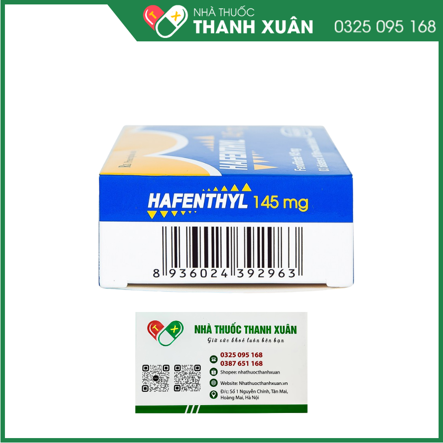 Hafenthyl 145mg trị rối loạn lipoprotein máu (3 vỉ x 10 viên)